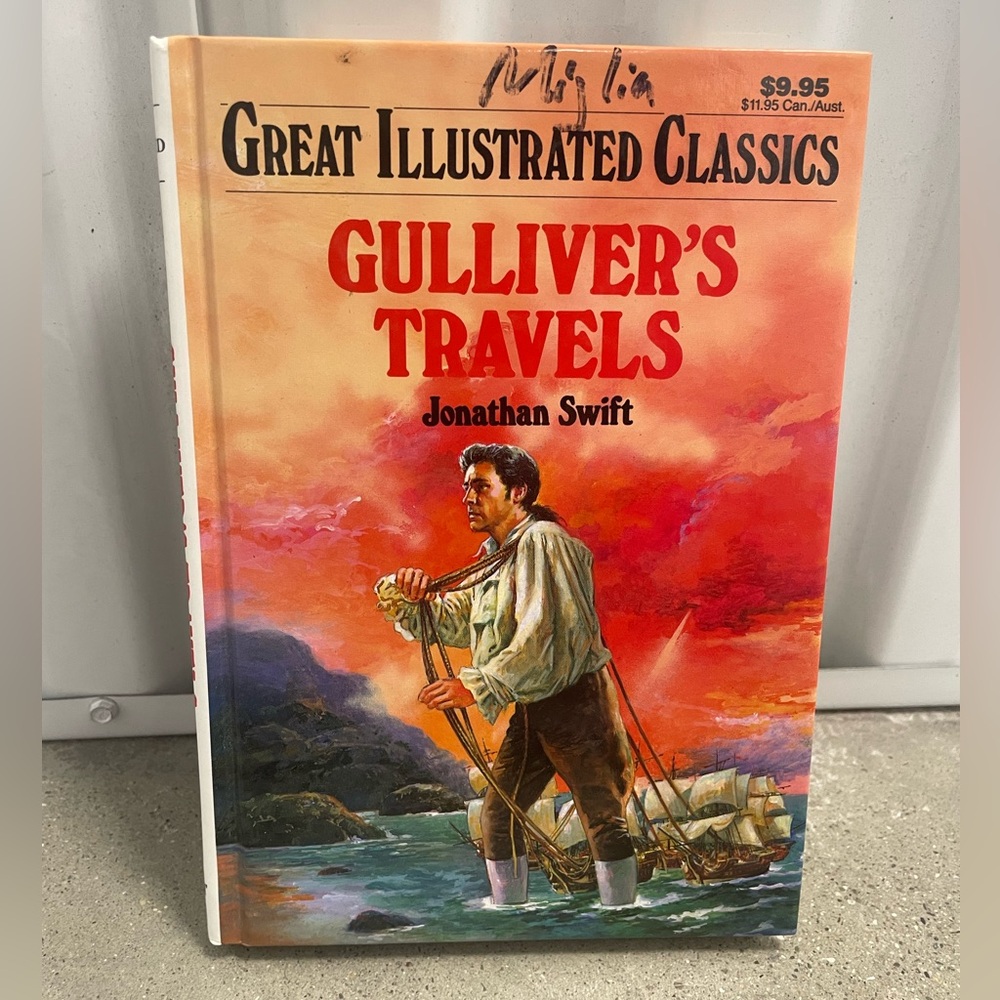 Lot of 5 Vintage hardcover Great Illustrated Classics Books - adventure theme - Picture 5 of 16